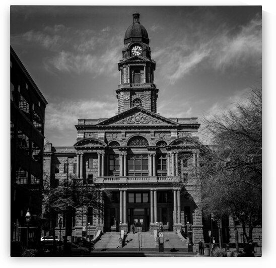 tarrant county courthouse  square 2130 Weatherfor by Black And White