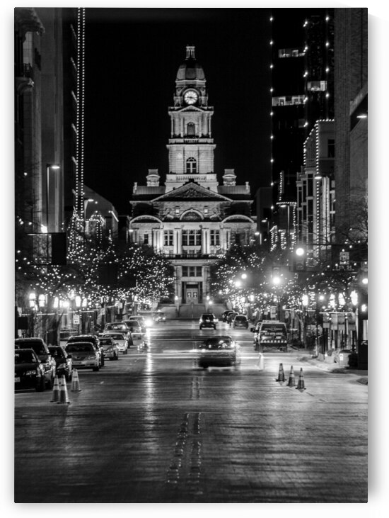 tarrant county courthouse  vertical 822 Tarrant 1 by Black And White