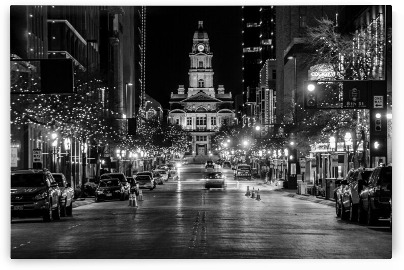 tarrant county courthouse  horizontal 822 Tarrant by Black And White