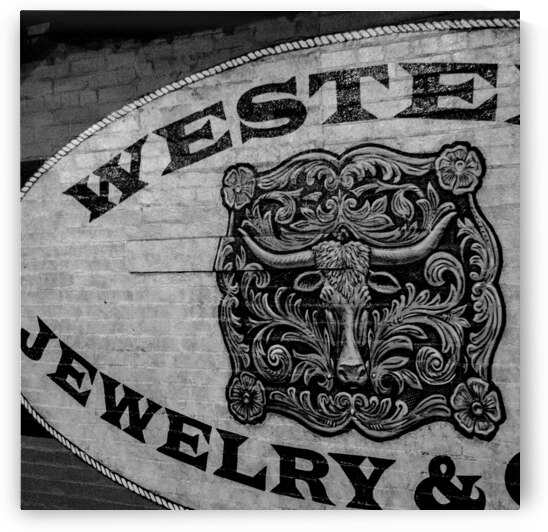 western jewelry mural  square 2131 Western 13k.jp by Black And White