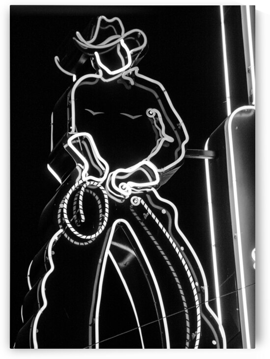 ranch hand neon sign  vertical 814 Ranch 13k by Black And White