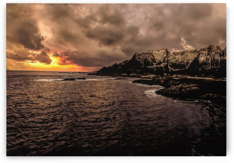 Lofoten Sorvagen Sunset by Norma Brandsberg Photography