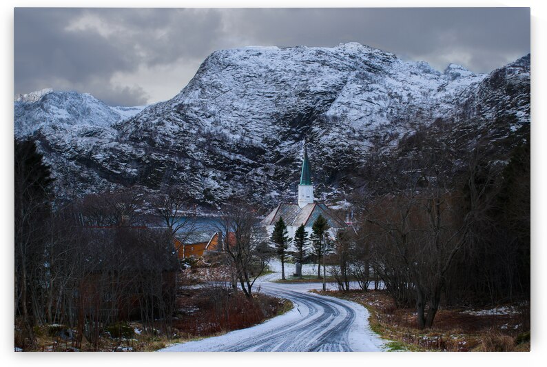 Moskenes Church in the Lofoten Islands by Norma Brandsberg Photography