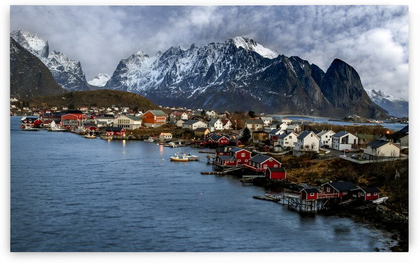 Lofoten Islands Vista in Reine by Norma Brandsberg Photography