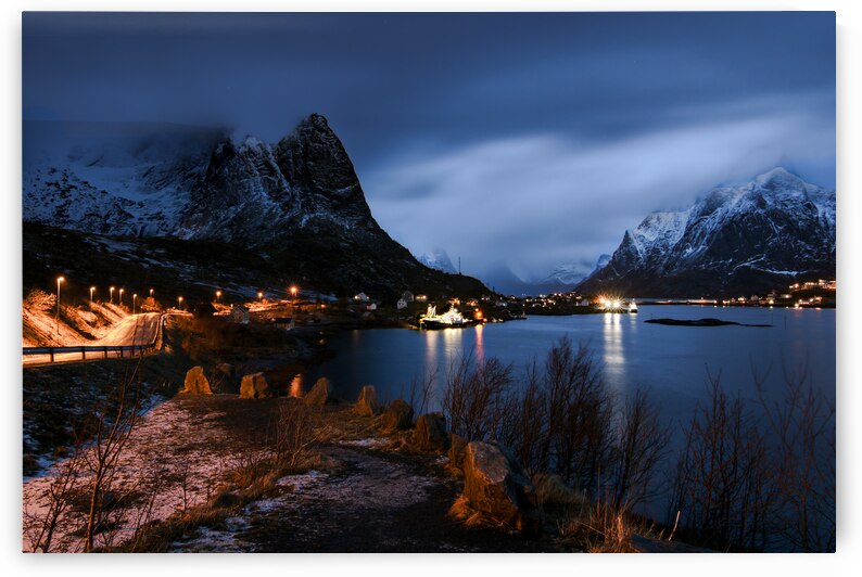Reine Fishing Fleet Daybreak by Norma Brandsberg Photography