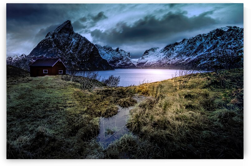 Sakrisoya Mountain Fjord by Norma Brandsberg Photography