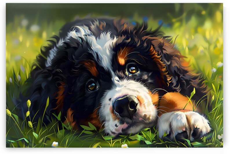 Puppy Paintings by Museblot 2 by Andy Davis