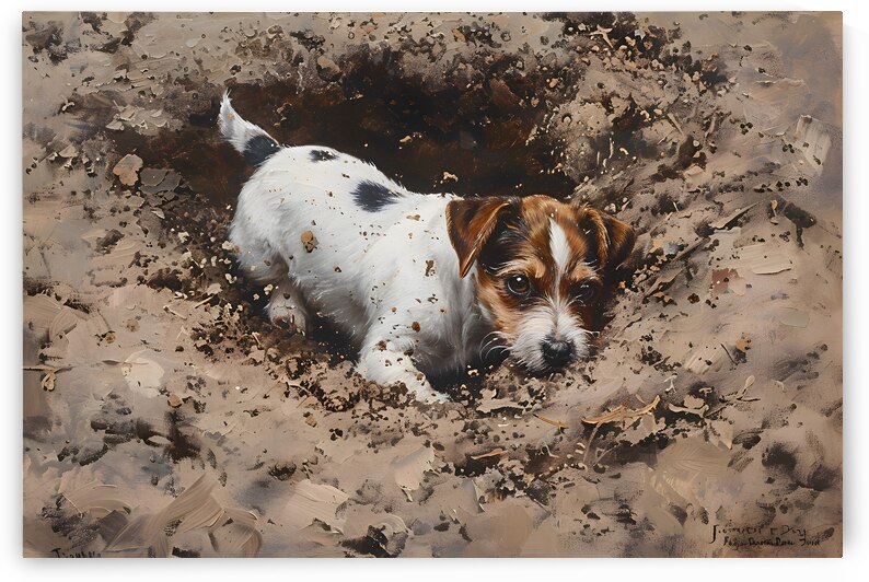 Puppy Paintings by Museblot 3 by Andy Davis