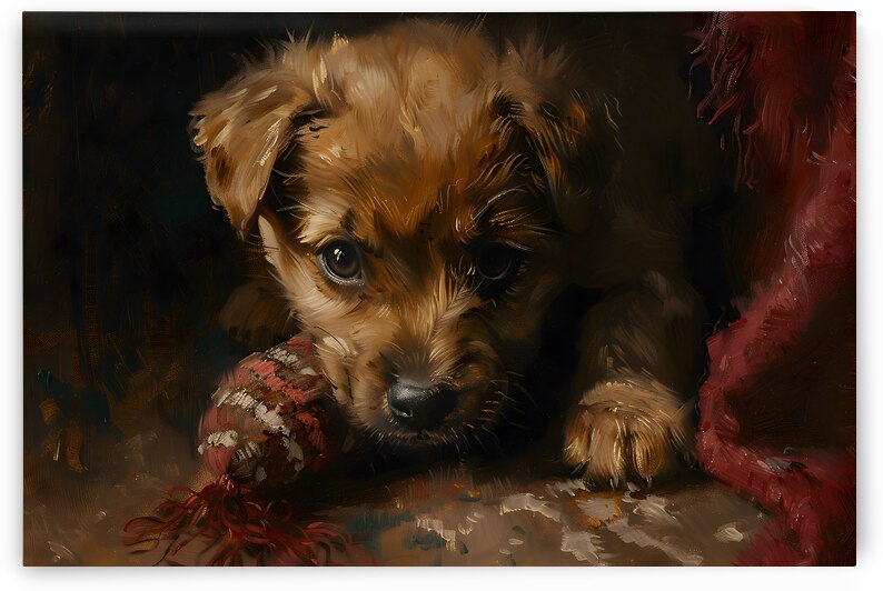 Puppy Paintings by Museblot 5 by Andy Davis