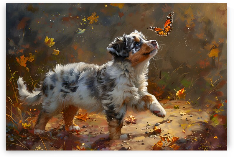 Puppy Paintings by Museblot 6 by Andy Davis