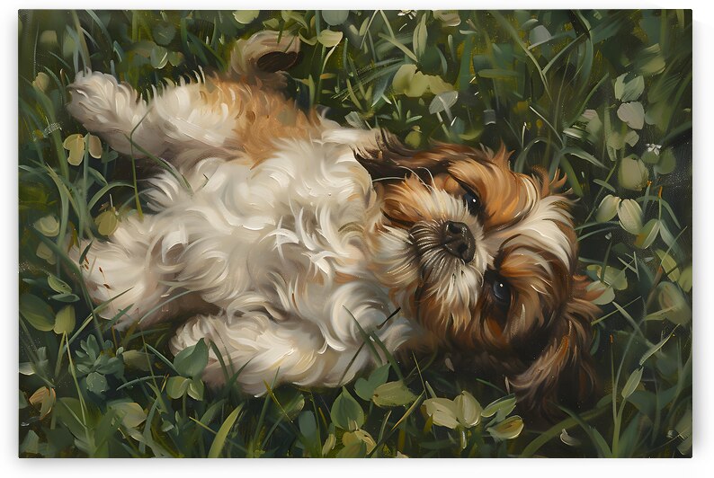 Puppy Paintings by Museblot 9 by Andy Davis