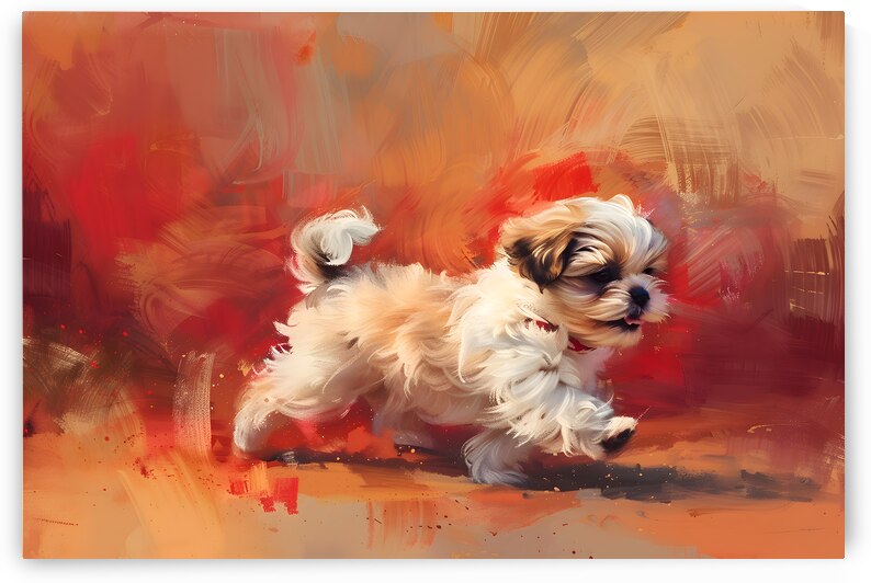 Puppy Paintings by Museblot 11 by Andy Davis