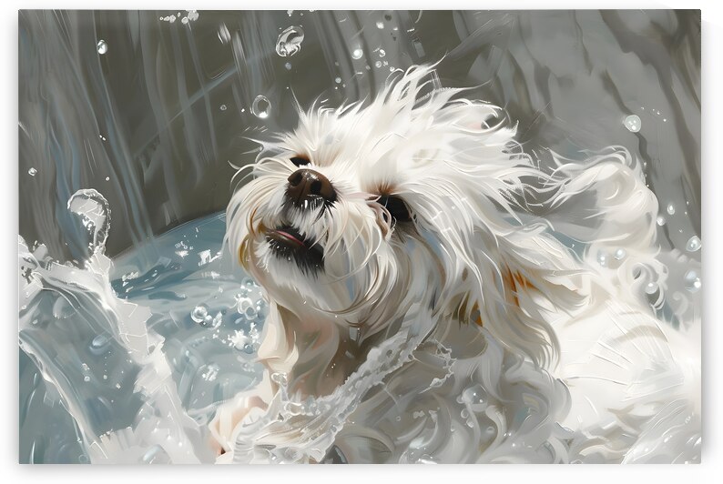 Puppy Paintings by Museblot 13 by Andy Davis