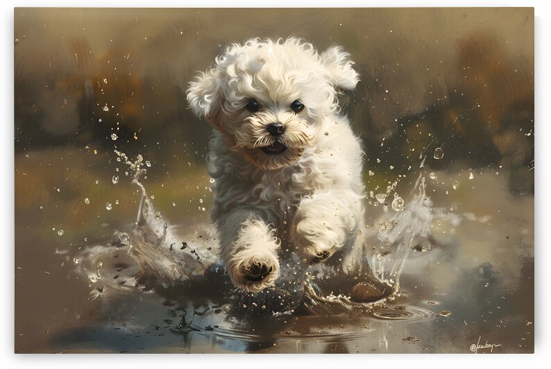 Puppy Paintings by Museblot 14 by Andy Davis
