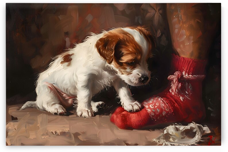 Puppy Paintings by Museblot 15 by Andy Davis