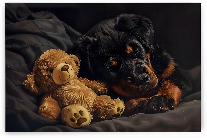 Puppy Paintings by Museblot 17 by Andy Davis