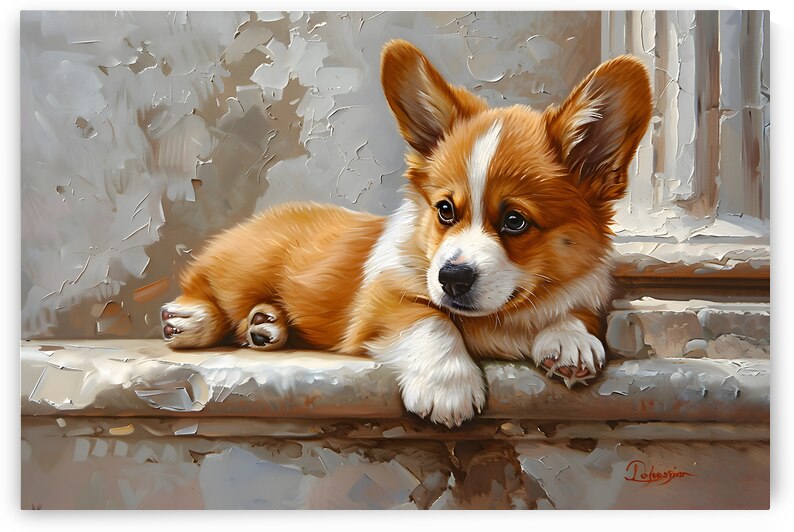 Puppy Paintings by Museblot 18 by Andy Davis