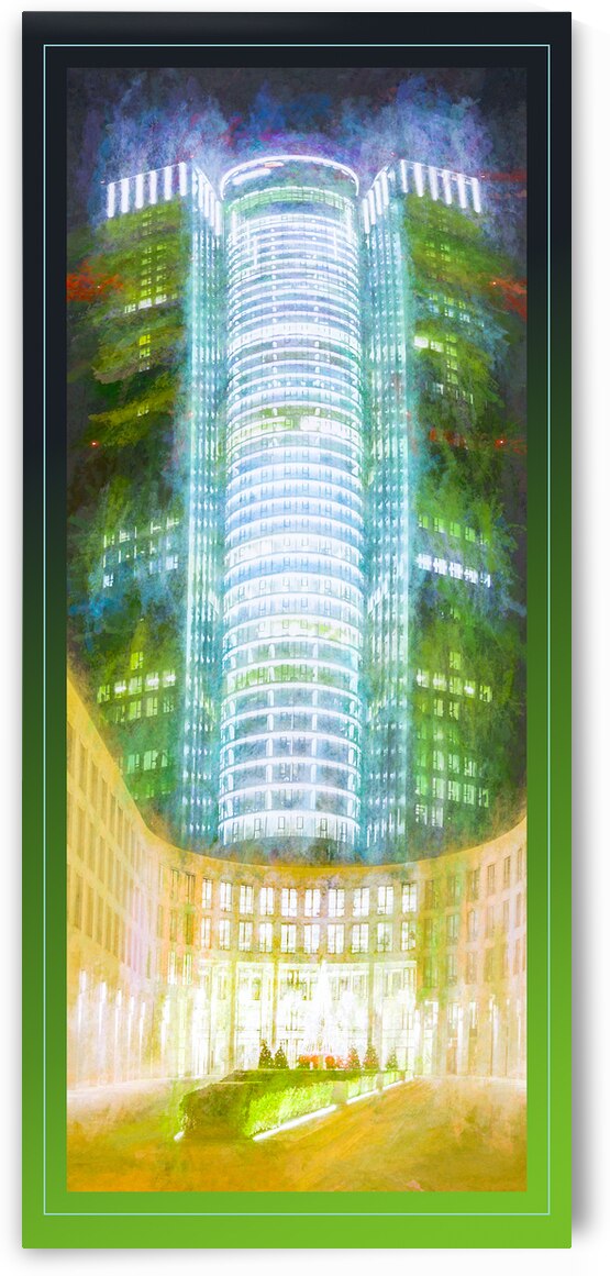 Frankfurt Skyscraper Tower 185 Abstract by Norma Brandsberg Photography