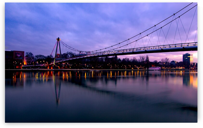 Sachsenhausen Bridge  Sunset by Norma Brandsberg Photography