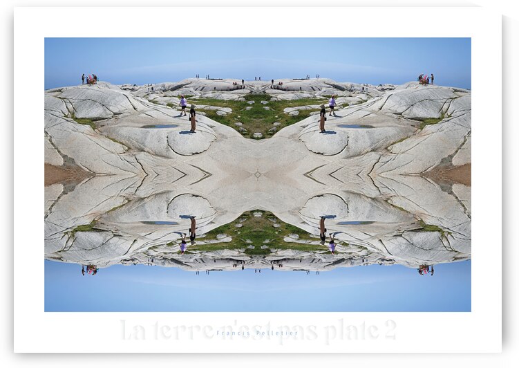 LA TERRE N EST PAS PLATE 2 by Francis Pelletier
