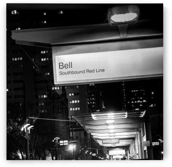 bell station red line metro  square 918 Bell 13k. by Black And White