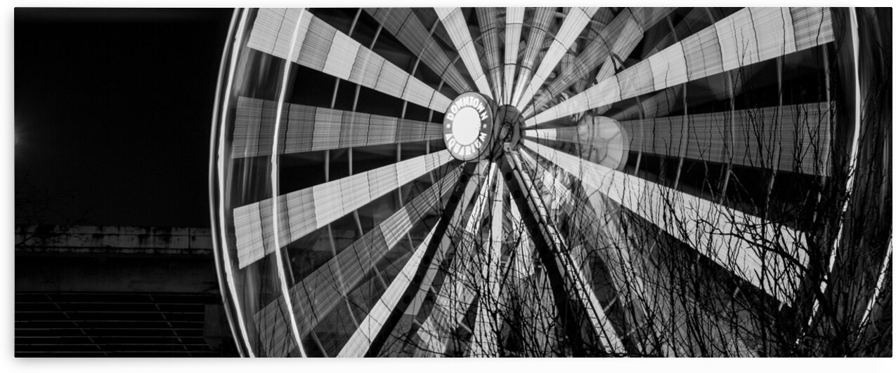 houston aquarium ferris wheel  panoramic 926 Fwee by Black And White