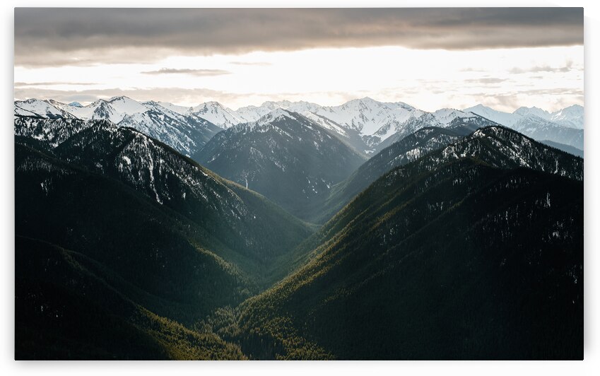 Beams of Light at Hurricane Ridge by Brad Millett Photography