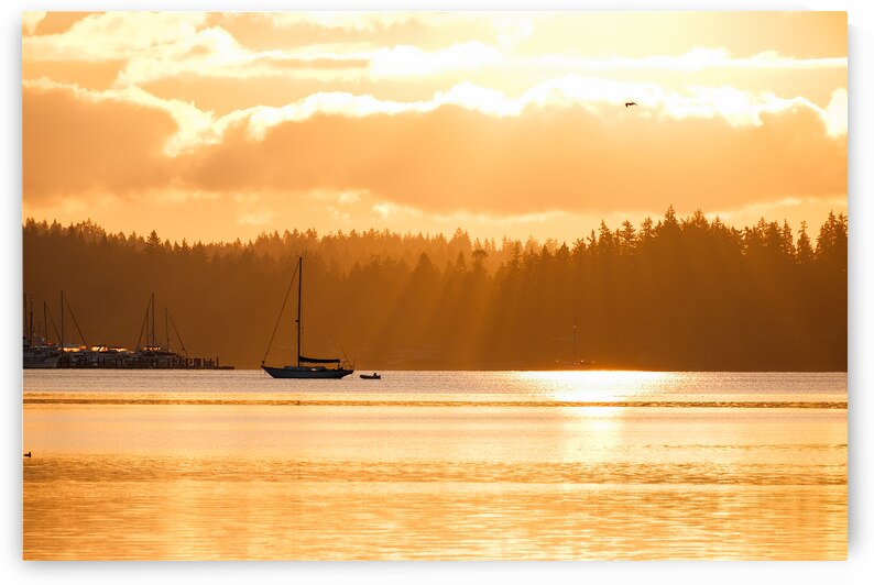 Liberty Bay Sunrise by Brad Millett Photography