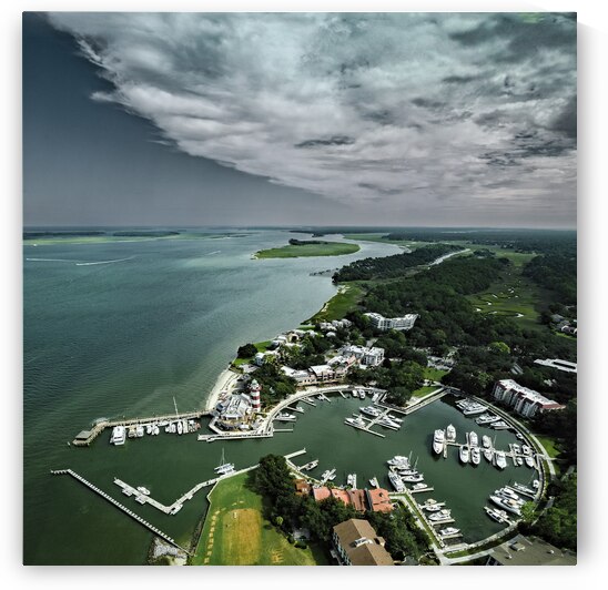 Harbour Town Overhead Panorama by Norma Brandsberg Photography