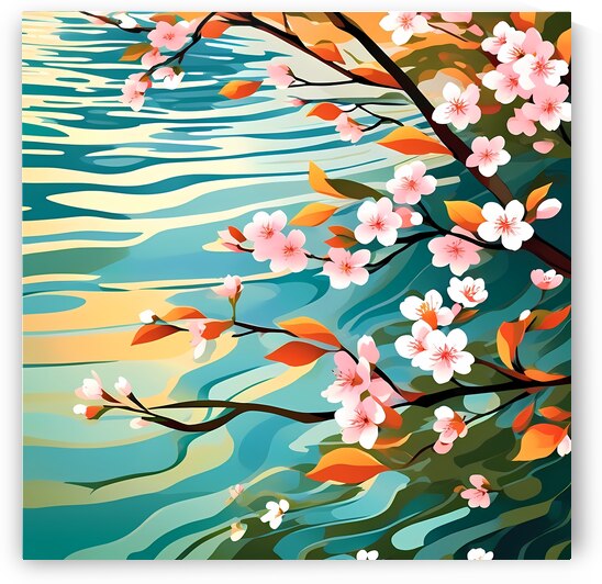 Flowers by the Batteaux River by Marc Duggan