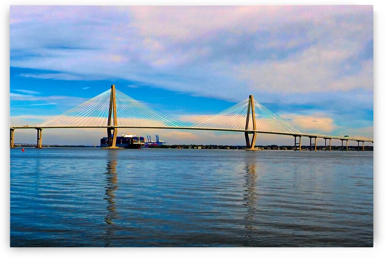 Arthur Ravenel Bridge at Charleston by Bill Swartwout Photography