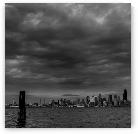 downtown seattle seacrest park  square 2702 Sealt by Black And White