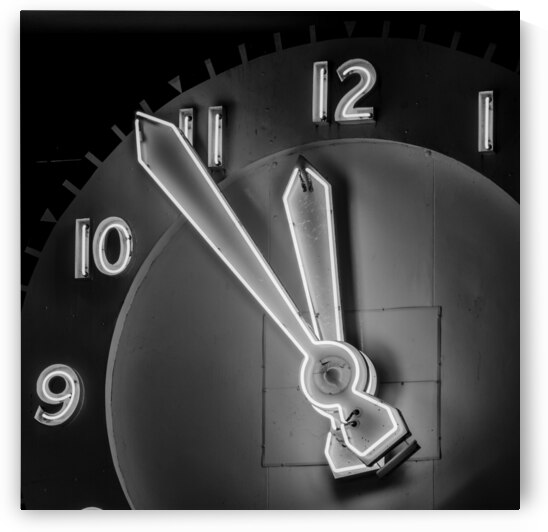 pike place market clock  square 2684 FiftyFour 13 by Black And White