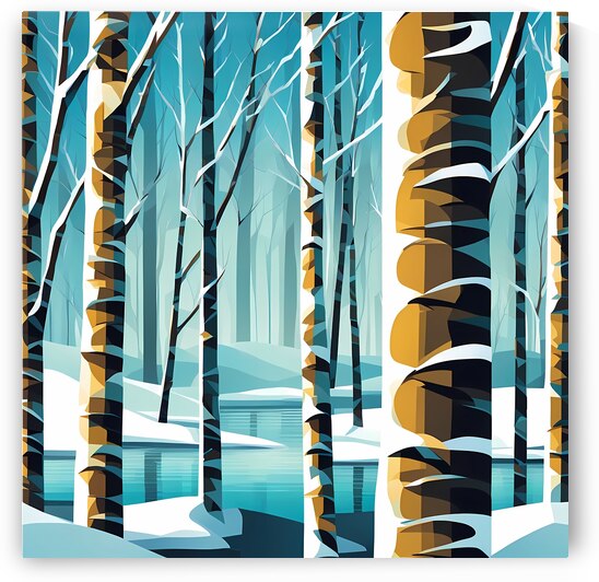 Winter Birch by Marc Duggan