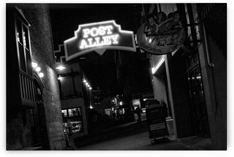 post alley at night  horizontal 302 Post 13k by Black And White