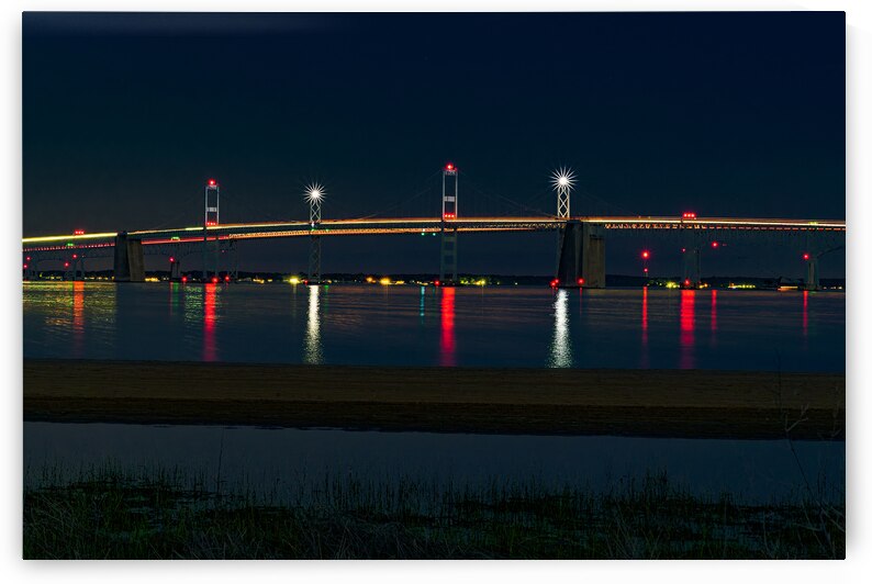 Bay Bridge Reflection by Geoffrey Prior