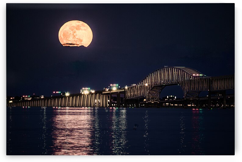 Moon Breaking Through by Geoffrey Prior