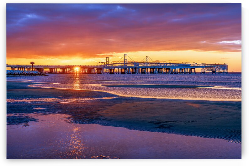 Low Tide Sunrise by Geoffrey Prior