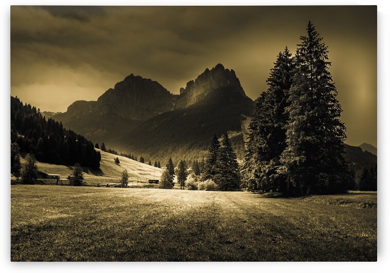 Val di Gardena  Dolomiti Silhouette by Norma Brandsberg Photography