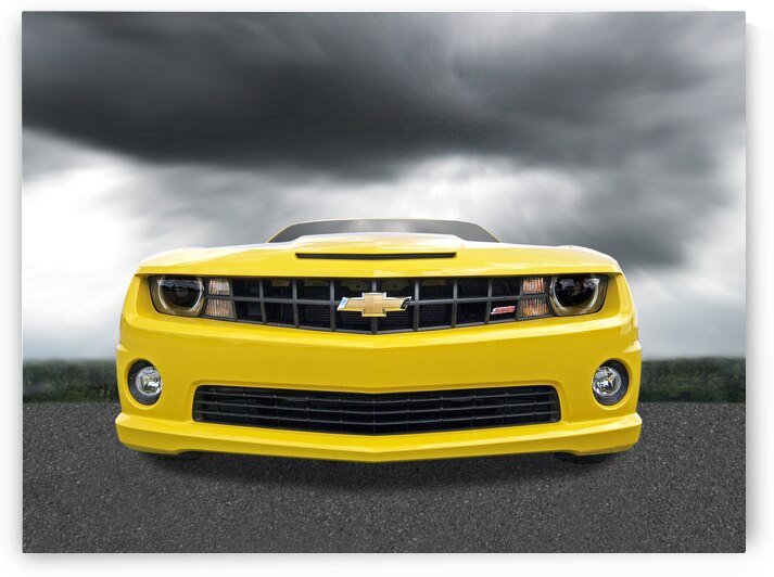 Theres a Storm Coming - Camaro SS by Gill Billington