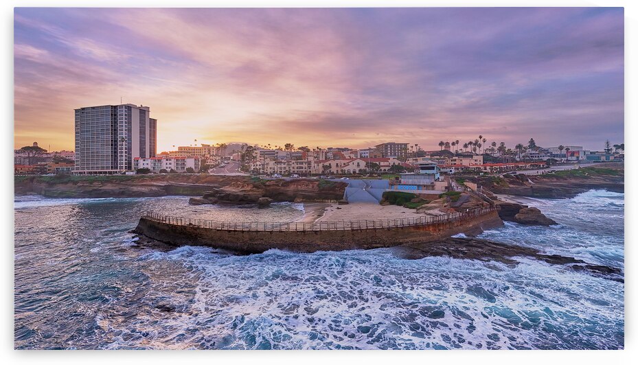 Pink La Jolla Cove Sunrise by Ryan Cameron