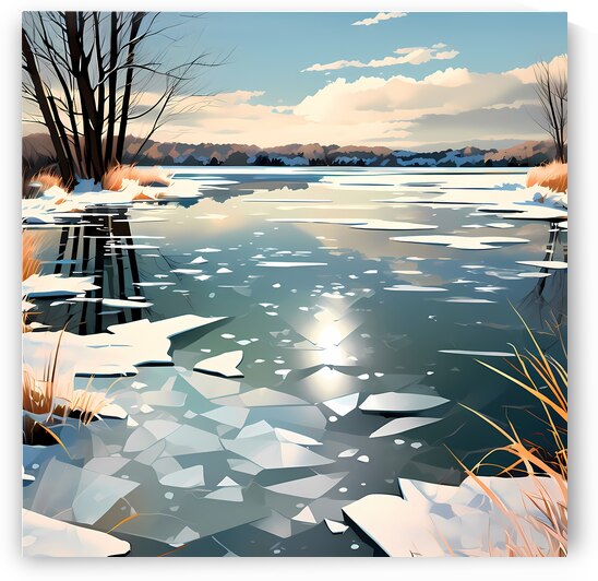 Frozen Lake by Marc Duggan