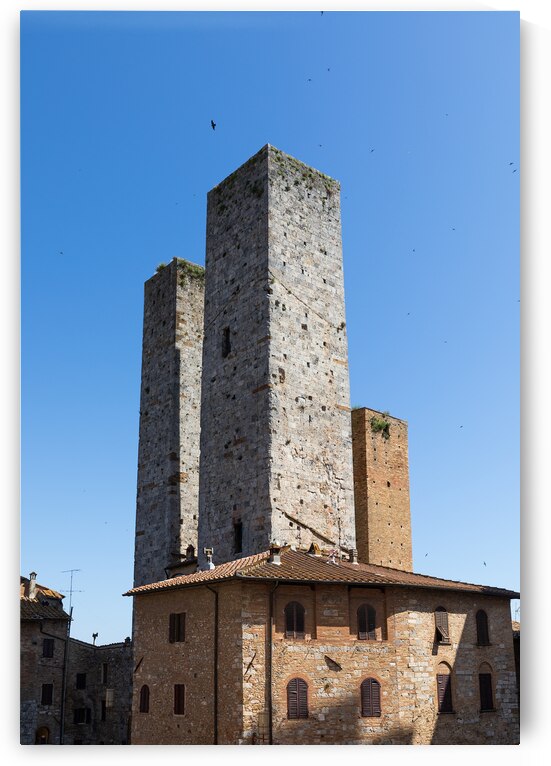 San Gimignano Italy travel destionation. Medieval tower skyscra by Paolo Modena