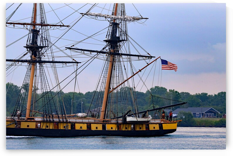 Tall Ship Niagara Detail 071322 by Mary Bedy