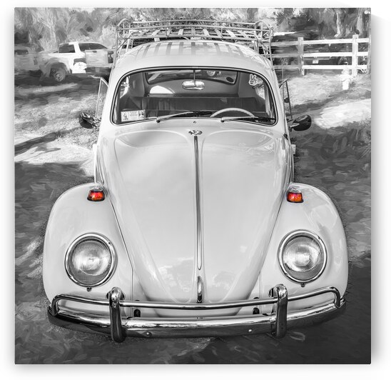1971 Tan Volkswagen Beetle X 5 by Rich Franco