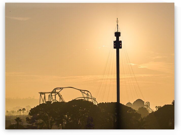 SeaWorld San Diego Silhouette Sunrise by Ryan Cameron