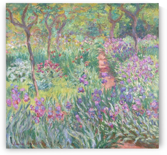 QCL 1183 – The Garden in Giverny by Claude Mone by Masterwork Reimagined