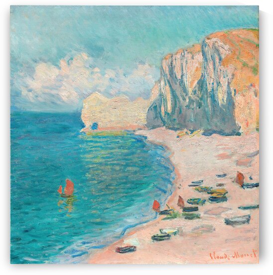 QCL 1179 – Étretat The Beach and the Falaise by Masterwork Reimagined