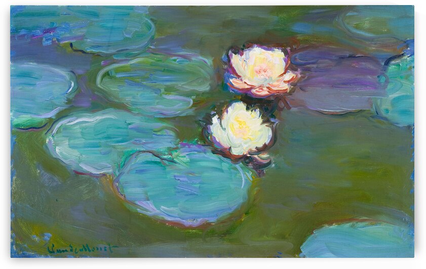 QCL 1166 – Nympheas by Claude Monet by Masterwork Reimagined