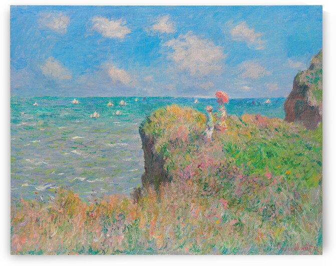 QCL 1180 – The Cliff Walk at Pourville by Claud by Masterwork Reimagined